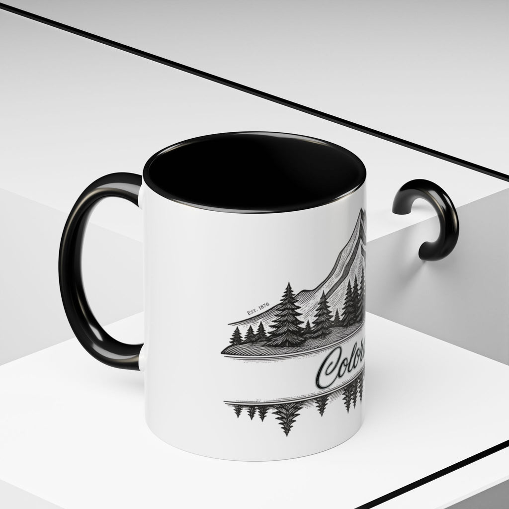Colorado Mountain Coffee Mug — Scenic Woodland Travel Souvenir (11/15oz)