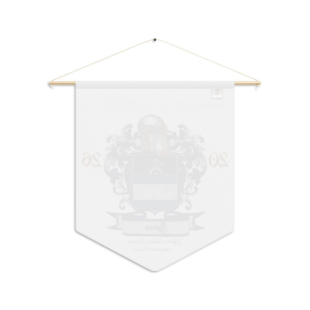 Anders Family Crest Pennant Banner —  2026 Heraldic Wall Flag