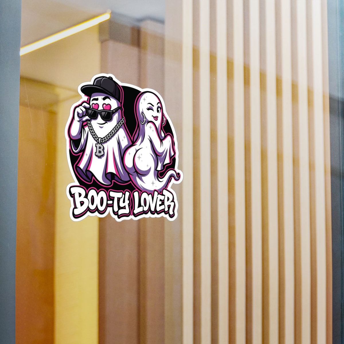 Boo-ty Lover Ghost Halloween Decal Sticker- Keep'n It Real