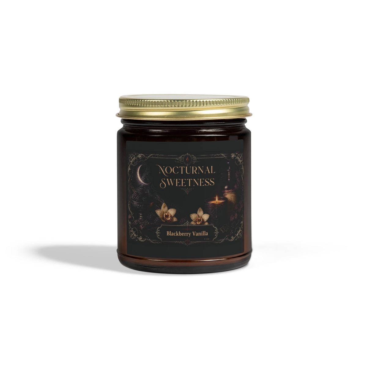 Nocturnal Sweetness Blackberry Vanilla Candle (4oz & 9oz)